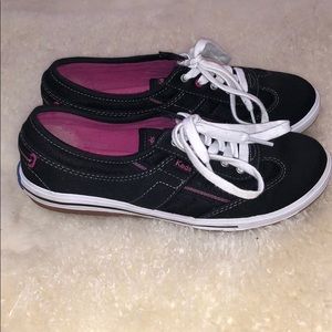 Keds Black, white, hot pink Tennis Shoes/ Sneakers
